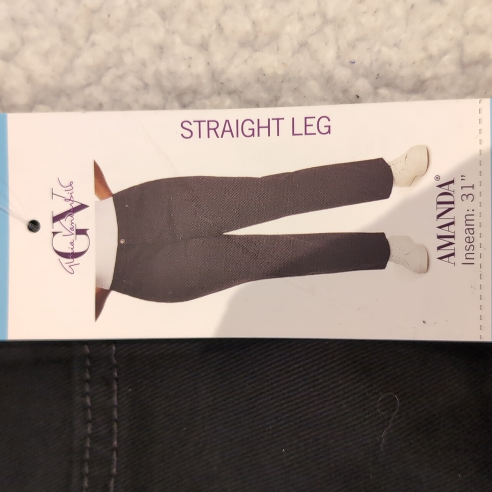 20Wx31 : Gloria Vanderbilt straight leg jeans